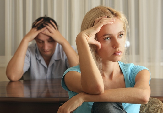 Conflict between the man and the woman